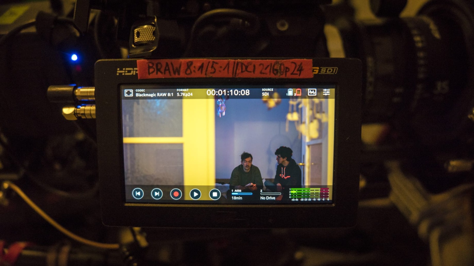 On set